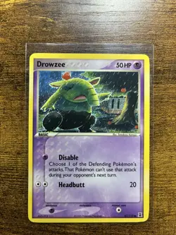Drowzee 67/113 - LP - 2005 EX Delta Species Pokemon Card - Tomokazu Komiya Art - Image 2