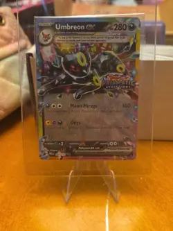 Pokemon TCG Prismatic Evolutions Umbreon ex 060/131 Stamped Promo Card NM Sealed - Image 1