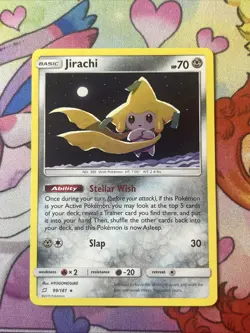 Jirachi - 99/181 - Pokemon Team Up Sun & Moon Holo Rare Card VLP - Image 1
