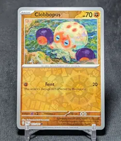 Clobbopus Common Reverse Holo Fighting PALDEAN FATES Pokemon TCG Card 051/091 - Image 1