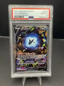 Lumineon v GG39/GG70 Crown Zenith Full Art Holo Foil 2023 Pokemon Card PSA 10 - Image 1