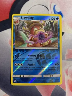 Slowking 55/214 Lost Thunder Reverse Holo Pokemon Card NM - Image 1