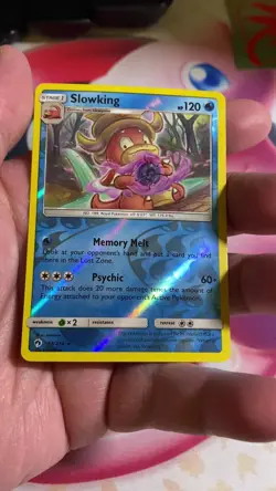 Slowking 55/214 Lost Thunder Reverse Holo Pokemon Card NM - Image 2