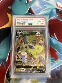 Tyranitar V 155/163 Battle Styles PSA Graded 10 Pokemon Trading Card Game - Image 1