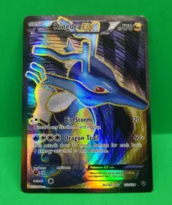 Kingdra EX Fates Collide Holo Full Art Ultra Rare Pokemon TCG Card 122/124 NM-M - Image 3
