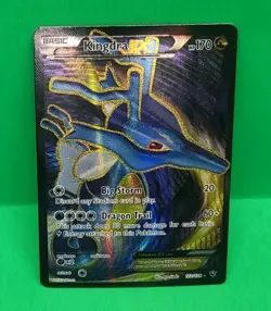 Kingdra EX Fates Collide Holo Full Art Ultra Rare Pokemon TCG Card 122/124 NM-M - Image 5