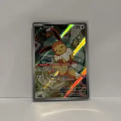 Pokemon Eevee Prismatic Evolutions Promo TCG-Svp173 Holo Card - Image 1