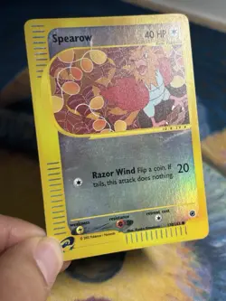 Spearow 130/165 Expedition Reverse Holo Pokemon TCG E Reader Series Card MP - Image 3