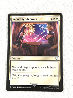 MTG FOIL Secret Rendezvous No.218 English White Sorcery 2025 WotC Mint F/S Japan - Image 1
