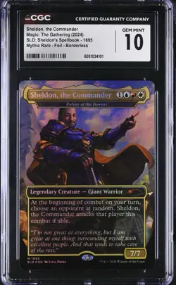 Sheldon, the Commander Mtg (2024) SLD: - 1695 Mythic Rare - Foil - Borderless - Image 1