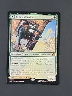 MTG ~ Miles Morales ~ Marvel's Spider-Man ~ Foil ~ pack fresh - Image 1