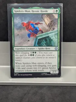 Spiders-Man, Heroic Horde X1 NM Marvel's Spider Man MTG - Image 1