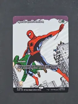 MTG ~ Heroic Intervention ~ Borderless ~ Marvel's Spider-Man ~ 0034 ~ pack fresh - Image 1