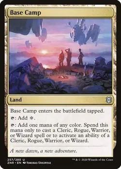 Base Camp 4x FOIL ZNR MTG Zendikar Rising Uncommon MINT land - Image 1