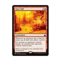 WOTC MtG Battlebond War's Toll (R) EX - Image 1