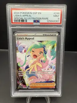2024 POKEMON SSP EN-SURGING SPARKS #246 LISIA'S APPEAL PSA 9 - Image 1