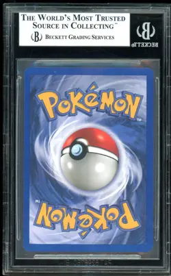 2000 Pokemon Base Set 2 #8 Hitmonchan Holo BGS 9 Mint - Image 2