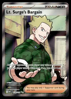 Lt. Surge's Bargain 170/132 - Full Art - Pokemon Mega Evolution - Image 1