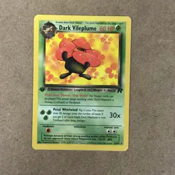 NM 1st Edition Dark Vileplume Team Rocket 30/82 Pokemon Rare WOTC Vintage - Image 1