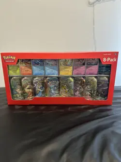 Pokemon TCG Prismatic Evolutions Costco Mini Tins 8 Pack - Image 1