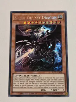 Slifer the Sky Dragon TN19-EN008 Prismatic Secret Rare Yugioh Limited Edition - Image 1