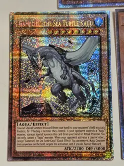 Gameciel, the Sea Turtle Kaiju MP25-EN028 x3 Starlight Rare Yugioh Set Mint - Image 3