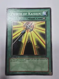 Power of Kaishin LOB-044 The Legend of Blue Eyes White Dragon-1st Edition Yugioh - Image 1