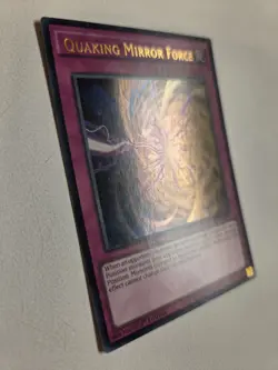 Quaking Mirror Force BOSH-EN076 Ultra Rare Yugioh 1st Edition Breakers of Shadow - Image 2