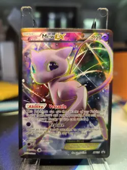 Mew EX XY126 Generations Ultra Rare Textured Full Art Promo Pokemon Card - Image 1