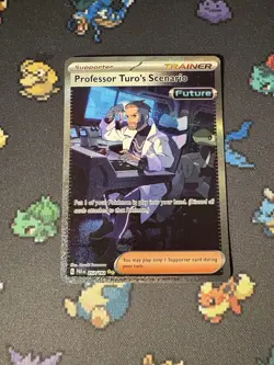 Pokemon Cards Professor Turo’s Scenario 257/182 Secret Rare Paradox Rift - (NM) - Image 1