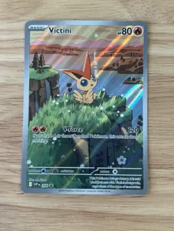 Pokemon Victini #208 S&V Unova Poster Collection Full Art Promo Card Holo NM - Image 1