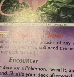 Pokemon TCG Mew 29/124 2016 Fates Collides Holo Rare Card - MP - Image 3