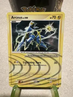 Pokemon Arceus AR6 Platinum Secret Rare Holo Card Light To Moderate Play - Image 1