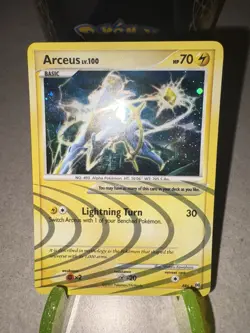 Pokemon Arceus AR6 Platinum Secret Rare Holo Card Light To Moderate Play - Image 2