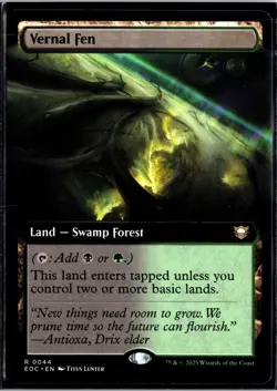 Vernal Fen (Extended Art) Commander: Edge of Eternities #44 - Image 1