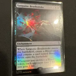 Sanguine Brushstroke Mystery Booster 2 Foil MTG NM - Image 3