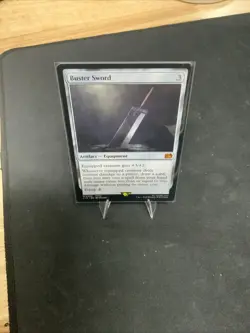 Buster Sword, 0255, Final Fantasy, Magic MTG NM - Image 1