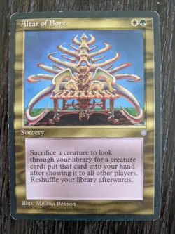 MTG Alter of Bone Ice Age Moderate Play MP Regular Vintage Old School Magic - Image 1