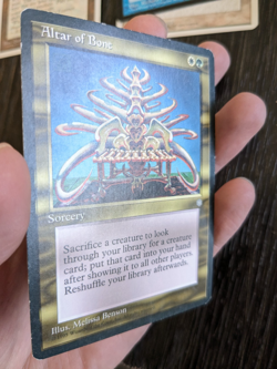 MTG Alter of Bone Ice Age Moderate Play MP Regular Vintage Old School Magic - Image 3