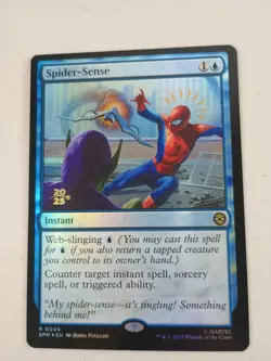 Magic the Gathering Spider-Sense R0046 Prerelease NM MTG - Image 1