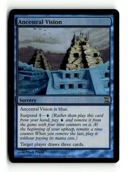 MTG | Ancestral Vision | Time Spiral | Foil | Moderately Played | English - Image 1