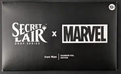 Magic the Gathering Secret Lair X Marvel Iron Man Rainbow FOIL Edition Sealed #7 - Image 1