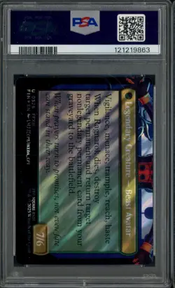 2025 MTG Final Fantasy Borderless Surge Foil #0526 Fang Fearless I'cie PSA 9 - Image 2