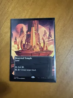 MTG EOE Deserted Temple Poster Stellar Sights Borderless Non-Foil 0056 Fresh - Image 1