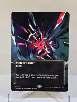 MTG Meteor Crater (071) (Borderless) Edge of Eternities: Stellar Sights Magic - Image 1