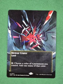 MTG Meteor Crater (071) (Borderless) Edge of Eternities: Stellar Sights Magic - Image 3