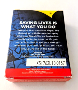 New Magic The Gathering Spider-Man Welcome Deck SDCC Comic-Con 2025, WHITE deck - Image 2