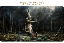 MTG Seb McKinnon Swamp Stitched Playmat Signed Kickstarter !!Last One!! - Image 1