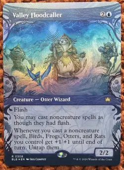 ✨Valley Floodcaller✨ MTG | Bloomburrow | Showcase | Foil | NM/M | R 0308 - Image 1