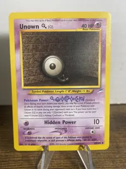 Pokemon - Unown [Q] Neo Destiny 1st Edition 59/105 2002 - Image 1